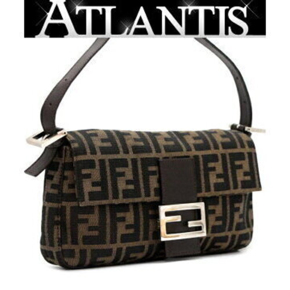 Fendi Zucca Man Bucket handbag brown canvas